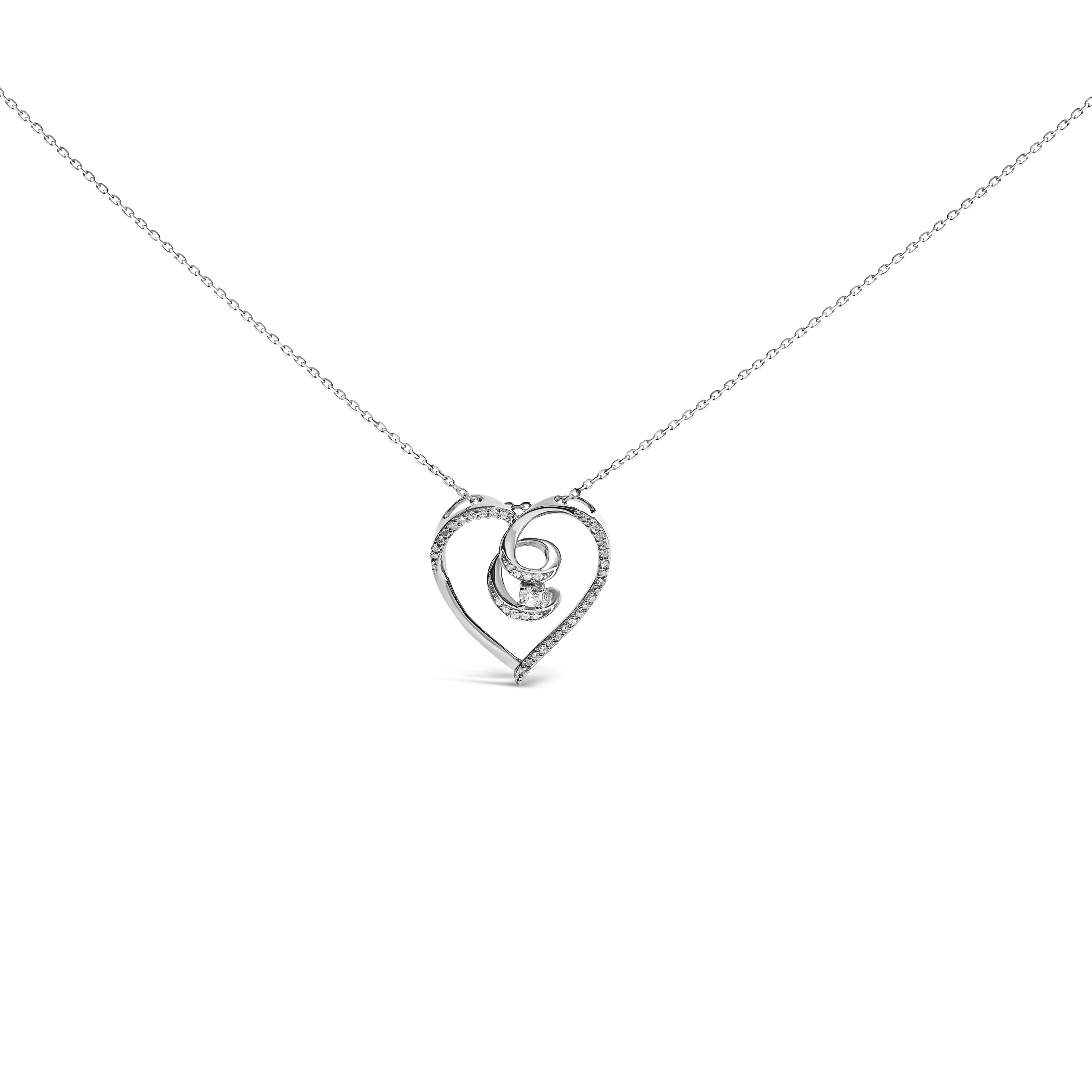 .925 Sterling Silver 1/4 Cttw Brilliant-Cut